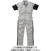 山田辰 寛斎ユニフォーム夏半袖ツヅキ服 グレー M 12-KM-257-G1-M 1枚（直送品）