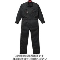 山田辰 腰割れ式ツヅキ服 ブラック 5L 1-6900-BC-5L 1枚（直送品）