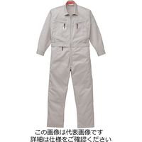 山田辰 腰割れ式ツヅキ服 シルバーグレー LL 1-6900-SG-LL 1枚（直送品）