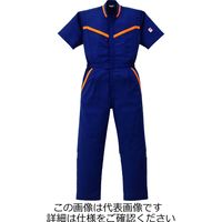 山田辰 寛斎ユニフォーム反射型夏半袖ツヅキ服 ネイビーブルー 3L 12-KM-259-NB-3L 1枚（直送品）