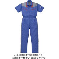 山田辰 寛斎ユニフォーム夏半袖ツヅキ服 ロイヤルブルー L 12-KM-253-RB-L 1枚（直送品）