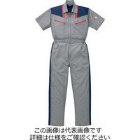 山田辰 寛斎ユニフォーム夏半袖ツヅキ服 シルバーグレー 3L 12-KM-253-SG-3L 1枚（直送品）