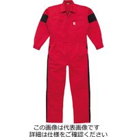 山田辰 寛斎ユニフォームツヅキ服 レッド L 12-KM-207-RE-L 1枚（直送品）