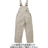 山田辰 綿100%サロペット カーキ SS 1-3680-K2-SS 1枚（直送品）