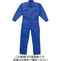 山田辰 綿100%ツヅキ服 ロイヤルブルー LL 1-3900-RB-LL 1枚（直送品）