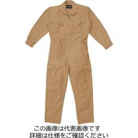 山田辰 綿100%ツヅキ服 カーキ 3L 1-3900-K2-3L 1枚（直送品）