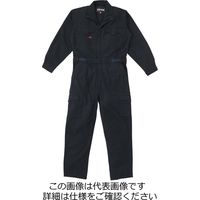 山田辰 綿100%ツヅキ服 ネイビーブルー M 1-3900-NB-M 1枚（直送品）