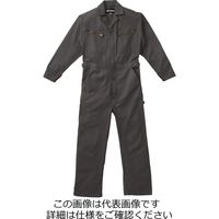山田辰 綿100%ツヅキ服 チャコールグレー 5L 1-2600-G2-5L 1枚（直送品）