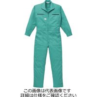 山田辰 ツヅキ服 ピーコックグリーン S 1-6200-GR-S 1枚（直送品）