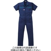 山田辰 夏半袖ツヅキ服 オーシャンネイビー LL 1-6201-NB-LL 1枚（直送品）
