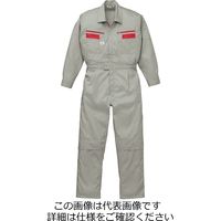 山田辰 夏長袖ツヅキ服 シルバーグレー M 1-1180-SG-M 1枚（直送品）
