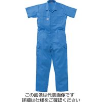 山田辰 夏半袖ツヅキ服 スカイブルー L 1-2301-SB-L 1枚（直送品）