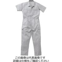 山田辰 夏半袖ツヅキ服 シルバーグレー 3L 1-2301-SG-3L 1枚（直送品）
