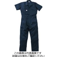 山田辰 夏半袖ツヅキ服 ネイビーブルー L 1-2301-NB-L 1枚（直送品）