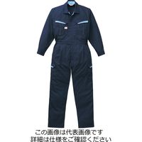 山田辰 防臭消臭抗菌ツヅキ服 ネイビーブルー 4L 1-8900-NB-4L 1枚（直送品）