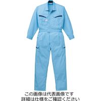 山田辰 防臭消臭抗菌ツヅキ服 スカイブルー 3L 1-8900-SB-3L 1枚（直送品）