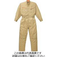 山田辰 抗菌夏ツヅキ服 カーキ L 1-1190-K2-L 1枚（直送品）
