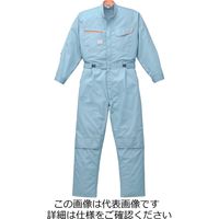 山田辰 抗菌夏ツヅキ服 ミストブルー L 1-1190-MT-L 1枚（直送品）