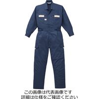 山田辰 ストライプ調夏ツヅキ服 ネイビーブルー LL 1-8710-NB-LL 1枚（直送品）