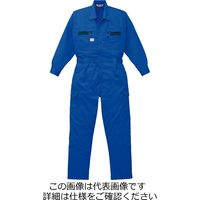 山田辰 ストライプ調夏ツヅキ服 マリンブルー M 1-8710-MB-M 1枚（直送品）