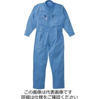 山田辰 夏ツヅキ服 スカイブルー 4L 1-5700-SB-4L 1枚（直送品）
