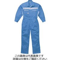 山田辰 綿100%夏ツヅキ服 スカイブルー 3L 1-1135-SB-3L 1枚（直送品）