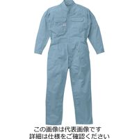 山田辰 ツヅキ服 スモークブルー S 1-3650-BL-S 1枚（直送品）