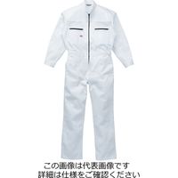 山田辰 綿100%夏ツヅキ服 ホワイト 3L 1-1130-WH-3L 1枚（直送品）