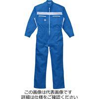 山田辰 綿100%夏ツヅキ服 マリンブルー 4L 1-1130-MB-4L 1枚（直送品）