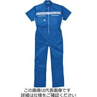 山田辰 綿100%半袖ツヅキ服 マリンブルー 5L 1-1030-MB-5L 1枚（直送品）