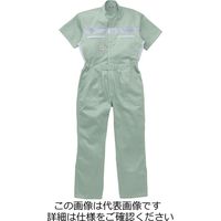 山田辰 綿100%半袖ツヅキ服 アースグリーン 4L 1-1050-EG-4L 1枚（直送品）