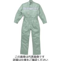 山田辰 綿100%夏ツヅキ服 アースグリーン M 1-1150-EG-M 1枚（直送品）