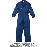 山田辰 綿100%ツヅキ服 ネイビーブルー S 1-1160-NB-S 1枚（直送品）