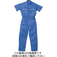 山田辰 半袖ツヅキ服 スカイブルー 5L 1-6801-SB-5L 1枚（直送品）