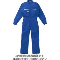 山田辰 綿100%ツヅキ服 マリンブルー 5L 1-3850-MB-5L 1枚（直送品）