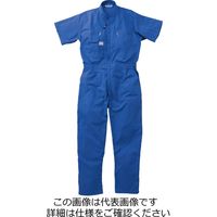 山田辰 半袖ストレッチツヅキ服 マリンブルー 4L 1-1201-MB-4L 1枚（直送品）