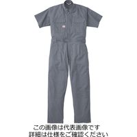 山田辰 銀ナノ抗菌半袖ツヅキ服 グレー 4L 1-3751-G1-4L 1枚（直送品）
