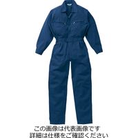 山田辰 ジャンプスーツ ネイビーブルー 4L 1-7500-NB-4L 1枚（直送品）