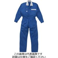 山田辰 夏ツヅキ服 マリンブルー 4L 1-5600-MB-4L 1枚（直送品）