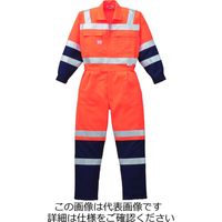 山田辰 JIS T8127クラス3適合高視認性安全ツヅキ服 オレンジ LL 1-7620-OR-LL 1枚（直送品）