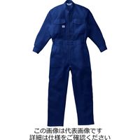 山田辰 綿100%ツヅキ服 ネイビーブルー LL 1-1762-NB-LL 1枚（直送品）