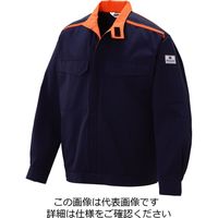 山田辰 防炎ジャンパー服 ネイビーブルー S 2-5202-NB-S 1枚（直送品）