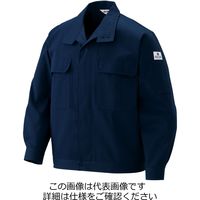 山田辰 JIS T8118適合帯電防止防炎ジャンパー服 ネイビーブルー L 2-5201-NB-L 1枚（直送品）