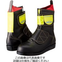 HSK舗装工事用安全靴 マジック式 高輝度反射材付（黄）HSKマジックーコウキドハンシャザイツキーキ