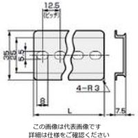 CKD 部品(薄形電空レギュレータ用(取付レール)) EVT-BAA462.5 1セット(5個)（直送品）