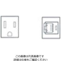 TERADA TSK専用器具ブロック 接地2P15A125V×1 / 6極6芯モジュラジャック×1 TSK20011（直送品）