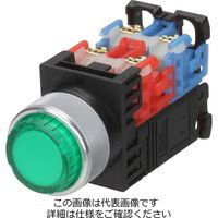 富士電機 AM22・DM22 AM22E0Lー10E3G 緑 1セット(2個)（直送品）