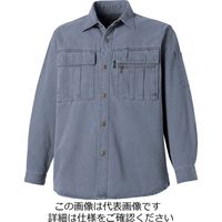 タカヤ商事 長袖シャツ ミスティーブルー 5L GC-2002-6-5L 1枚（直送品）