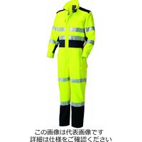 タカヤ商事 高視認性安全ツナギ服 イエロー 4L TU-NP23-7-4L 1枚（直送品）