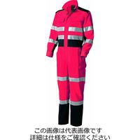 タカヤ商事 高視認性安全ツナギ服 レッド L TU-NP23-27-L 1枚（直送品）